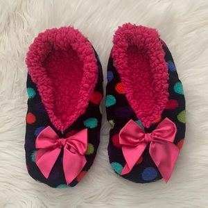 3/$15 Polka Dot Slippers